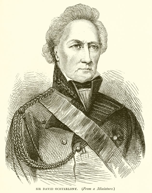 Sir David Ochterlony by English School