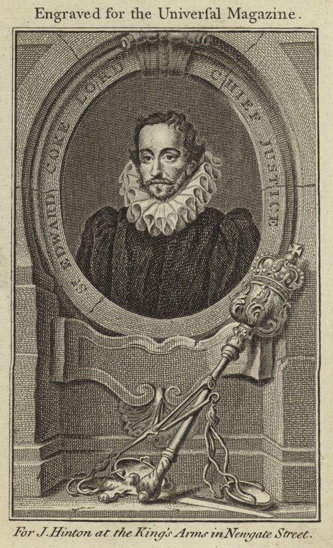 Sir Edward Coke, Lord Başyargıç by English School