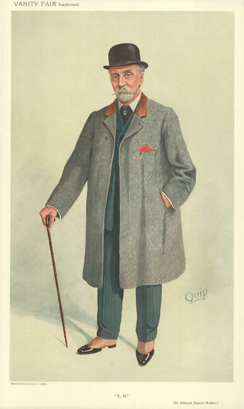 Sir Edward Daniel Walker, ED, 13 Ekim 1909, Vanity Fair karikatürü by English School