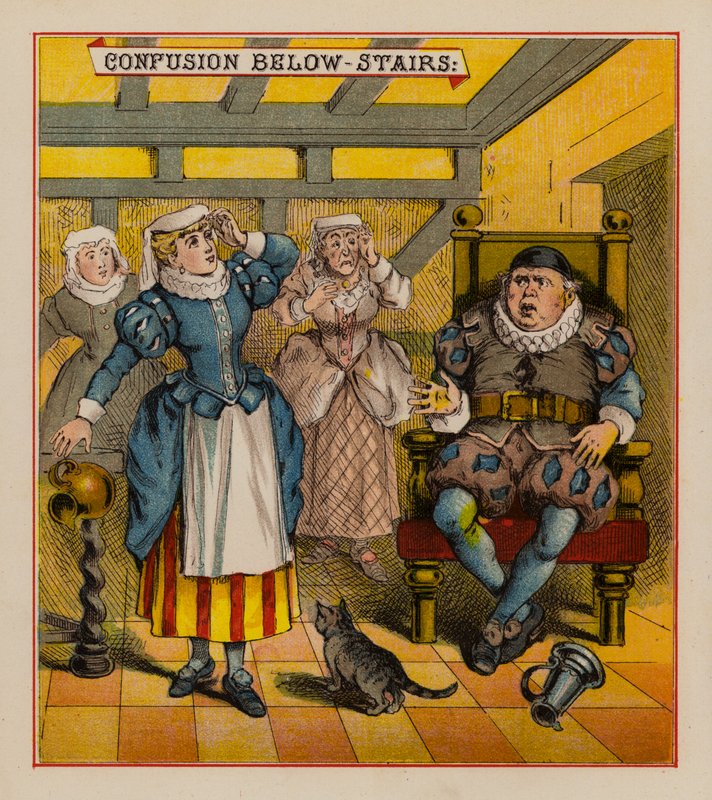 Sir Francis Drake ve Goblinleri (renkli taş) by English School