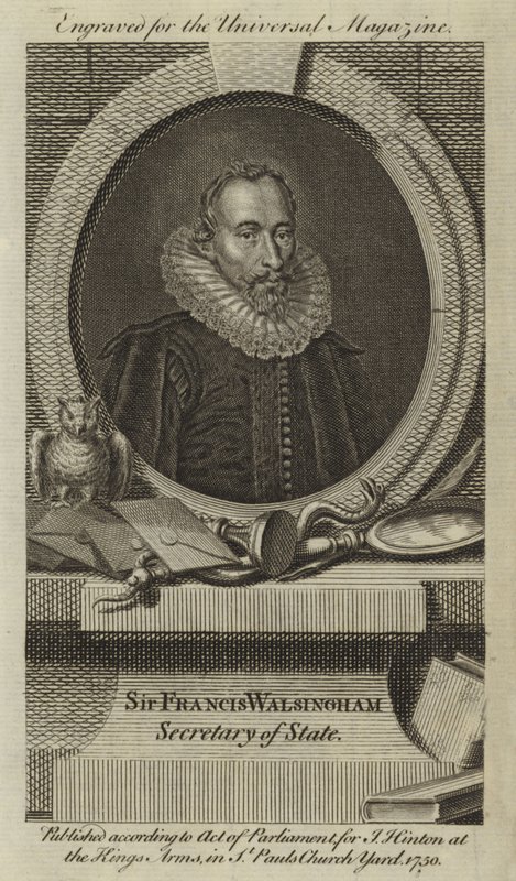 Sir Francis Walsingham, Dışişleri Bakanı by English School