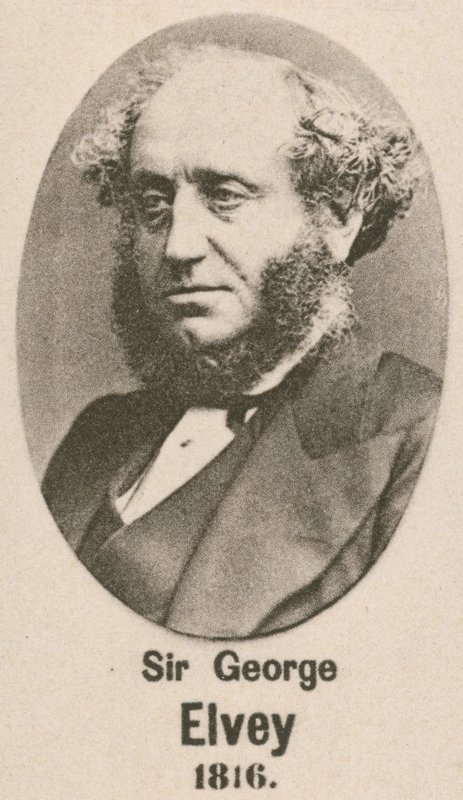 Sir George Elvey (gravür) by English School