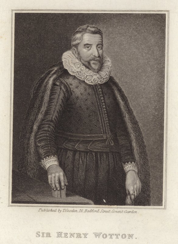 Sir Henry Wotton, İngiliz diplomat ve politikacı by English School