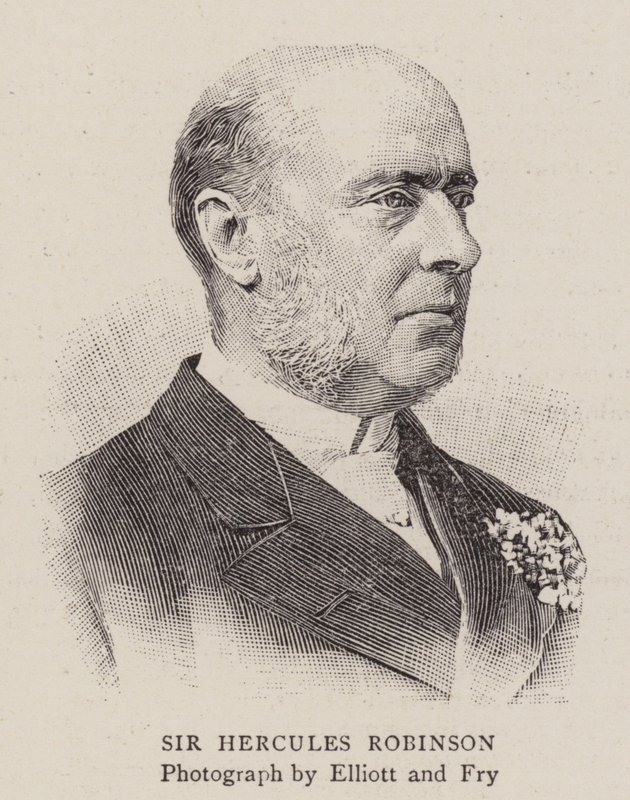 Sir Hercules Robinson (gravür) by English School