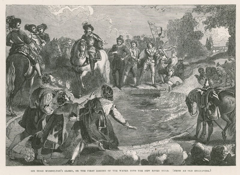 Sir Hugh Myddeltons zaferi veya suyun New River Head