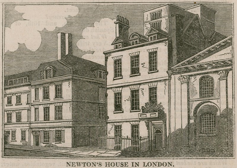 Sir Isaac Newtons Evi, St Martins Caddesi, Leicester Square Londra by English School
