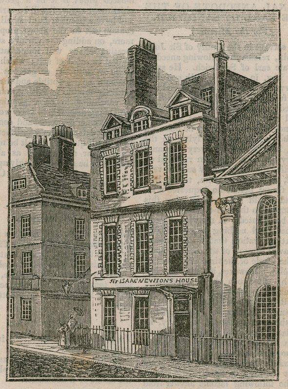 Sir Isaac Newtons Evi, St Martins Caddesi, Leicester Square Londra by English School