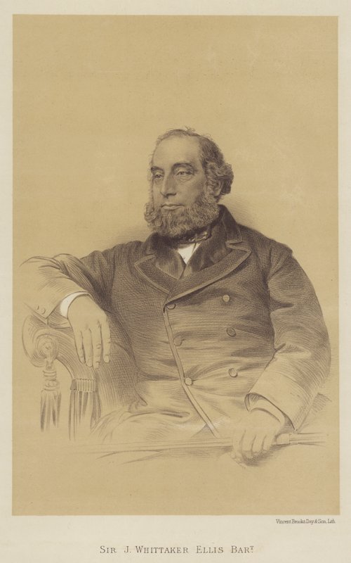 Sir J Whittaker Ellis, Baronet (taş) by English School