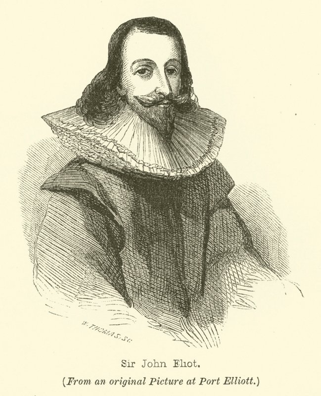 Sir John Eliot (gravür) by English School
