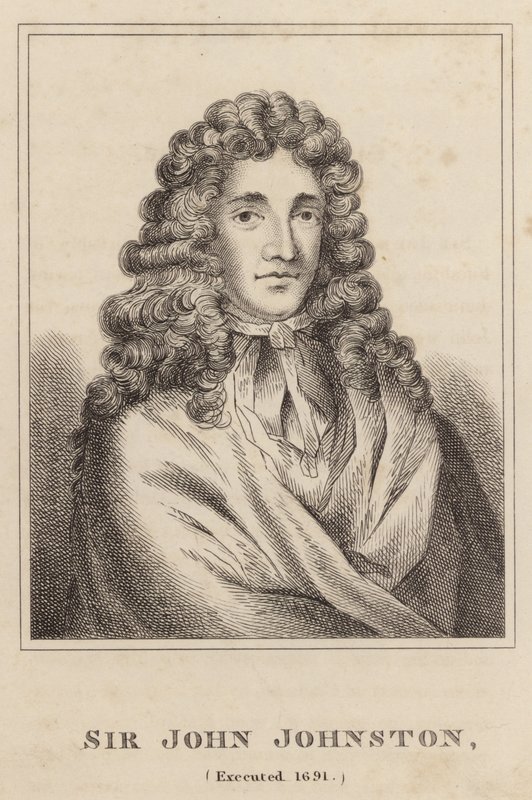 Sir John Johnston, 1691