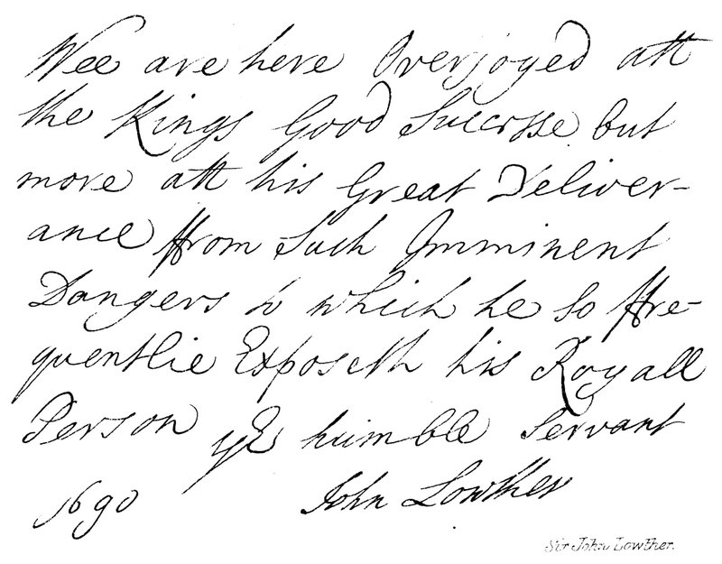 Sör John Lowther by English School