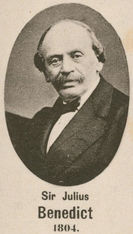 Sir Julius Benedict (gravür) by English School