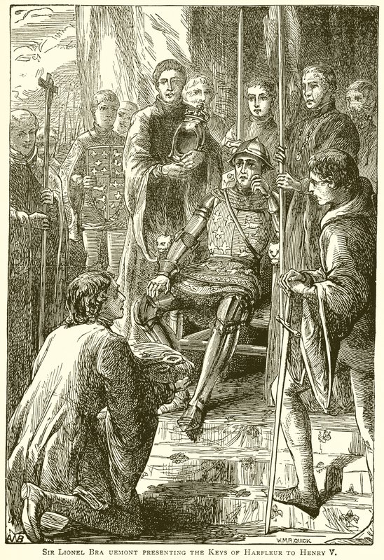 Sir Lionel Bra Uemont, Harfleur