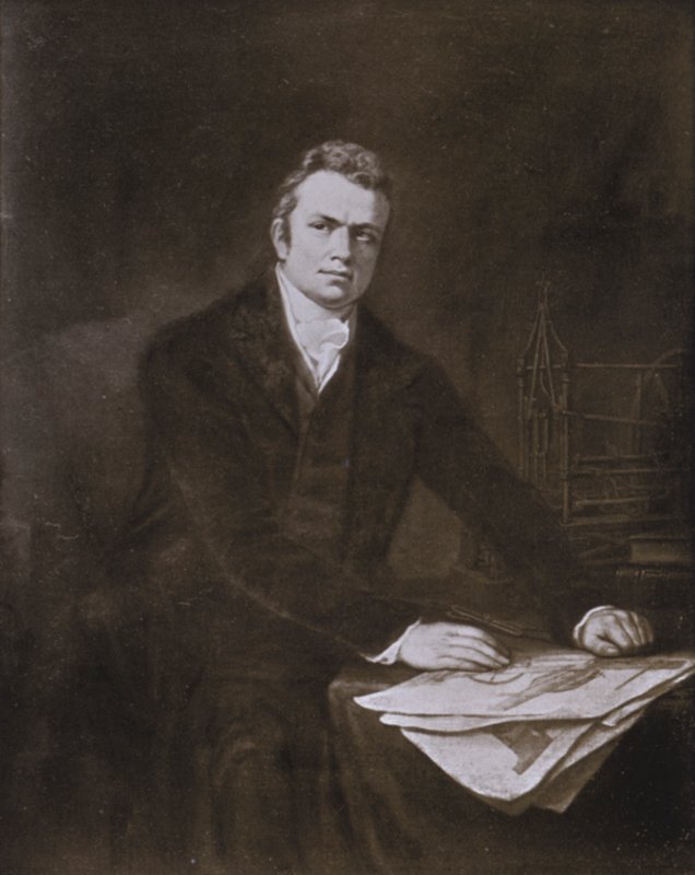 Sir Marc Isambard Brunel (taş) by English School