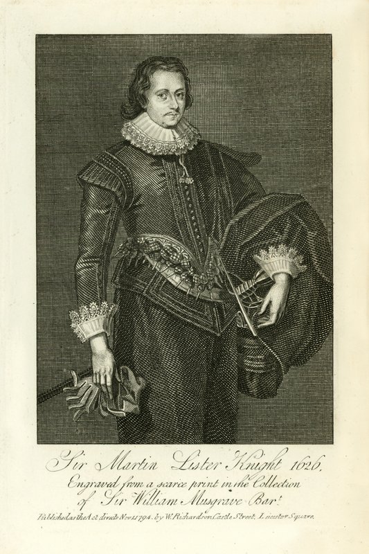 Sör Martin Lister by English School