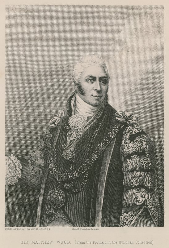 Sir Matthew Wood, Londra Belediye Başkanı, 1809 by English School