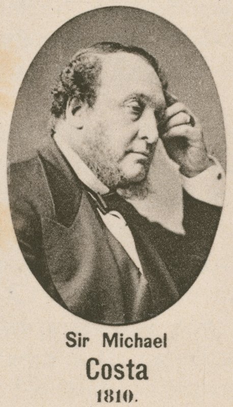 Sir Michael Costa (gravür) by English School