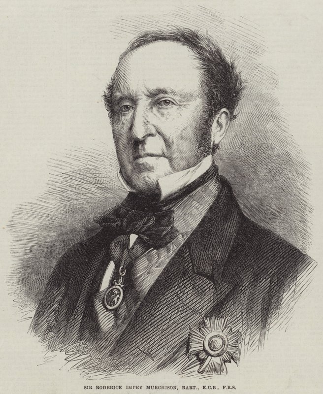 Sir Roderick Impey Murchison, Baronet, KCB, FRS (gravür) by English School
