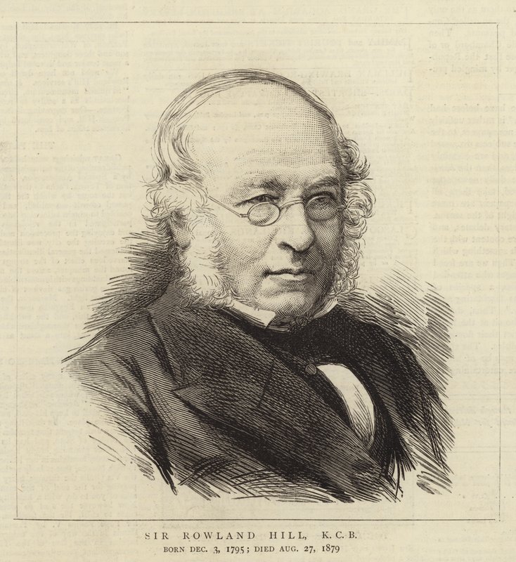 Sir Rowland Hill, KCB (gravür) by English School