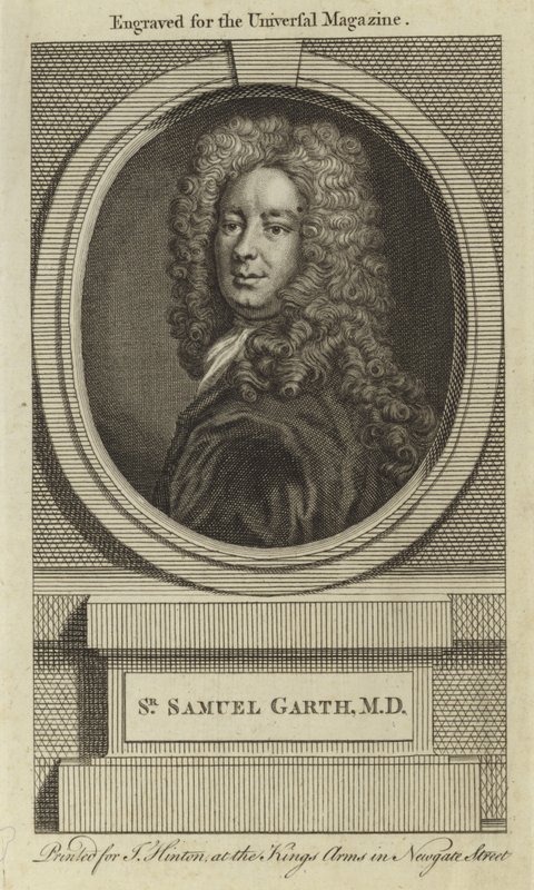 Sör Samuel Garth, MD by English School