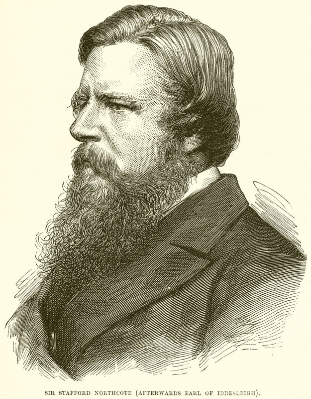 Sir Stafford Northcote (Daha sonra Iddesleigh Kontu) by English School