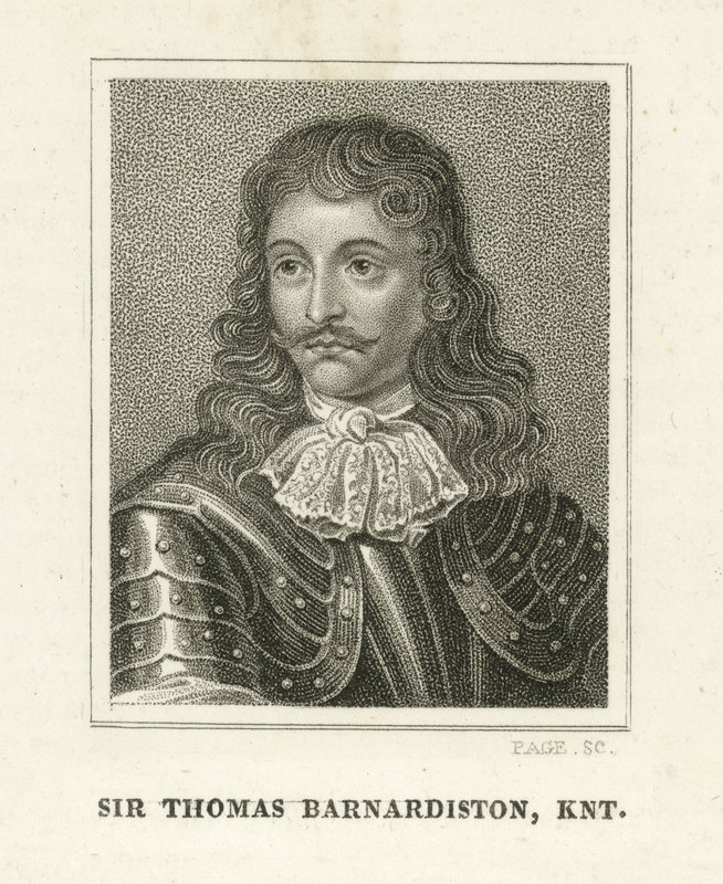 Sir Thomas Barnardiston (gravür) by English School