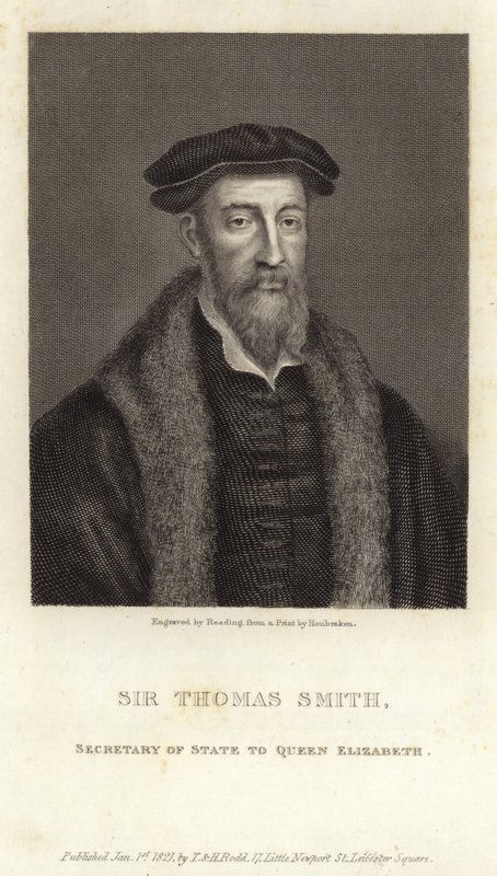 Sir Thomas Smith, İngiliz bilim adamı, diplomat ve politikacı by English School