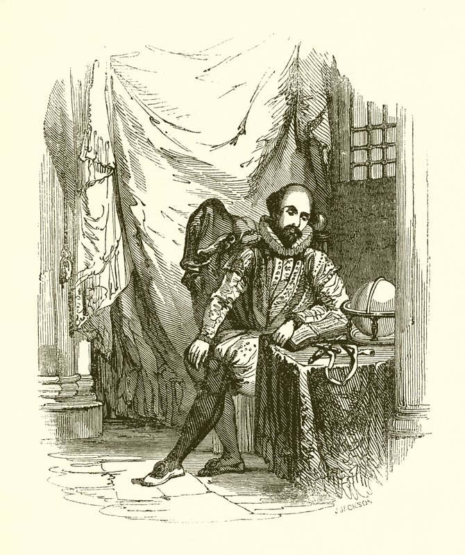 Kulede Sir Walter Raleigh by English School