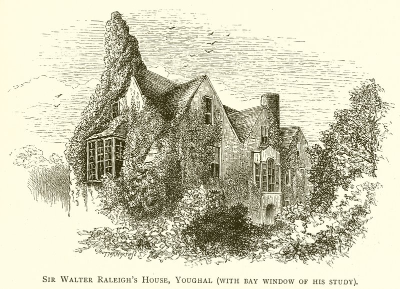 Sir Walter Raleighs Evi, Youghal (çalışma odasının Cumbalı Penceresi ile) by English School