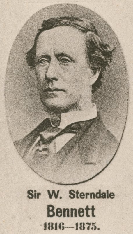 Sir William Sterndale Bennett (gravür) by English School