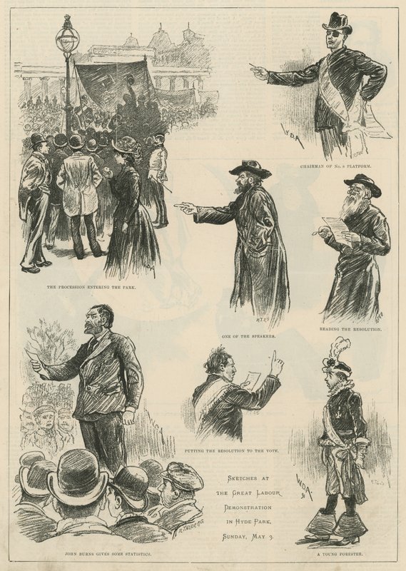 3 Mayıs 1891 Pazar, Hyde Park