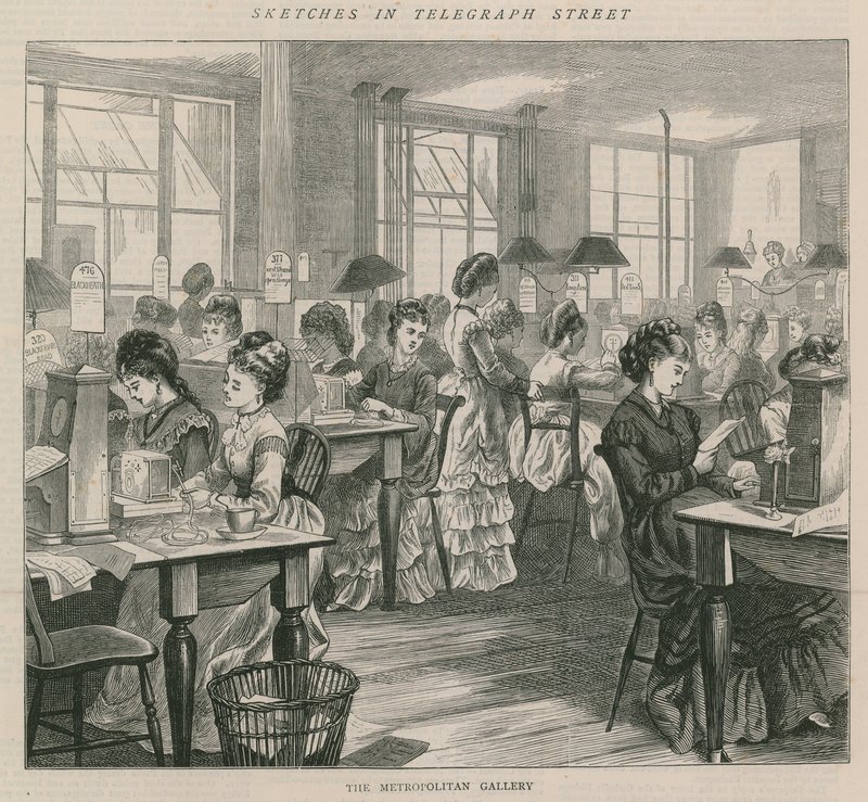 Telgraf caddesindeki eskizler - Metropolitan Galerisi by English School