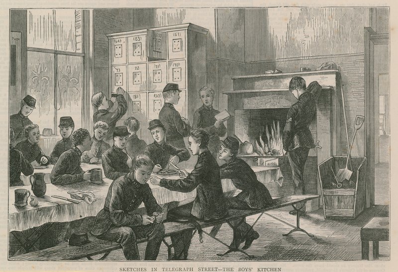 Telgraf sokağında eskizler - erkek mutfağı by English School