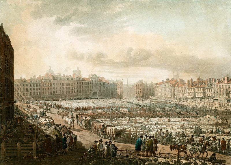 Smithfield pazarı by English School