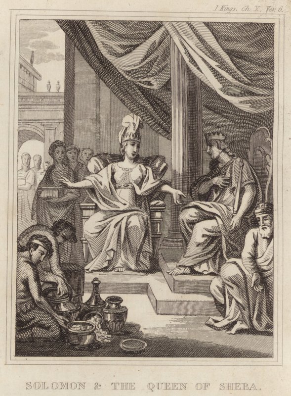 Süleyman ve Saba Kraliçesi by English School