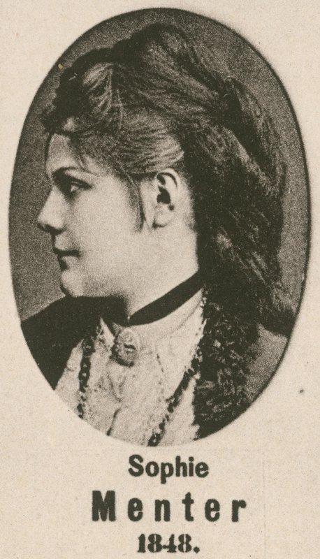 Sophie Menter (gravür) by English School