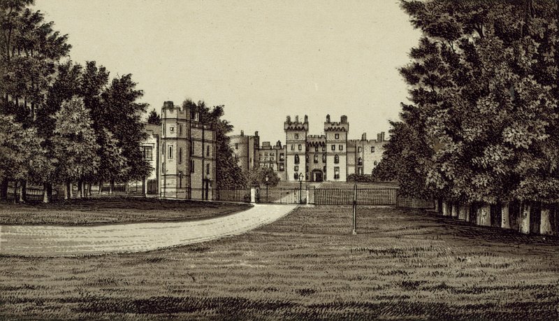 Güney Cephesi, Windsor Kalesi by English School