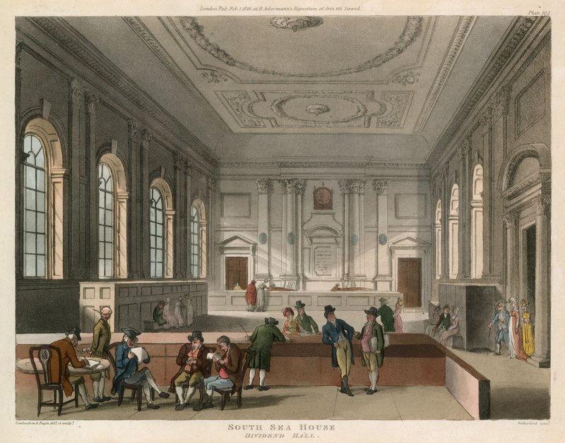 South Sea House, Londra, bölünmüş salon by English School