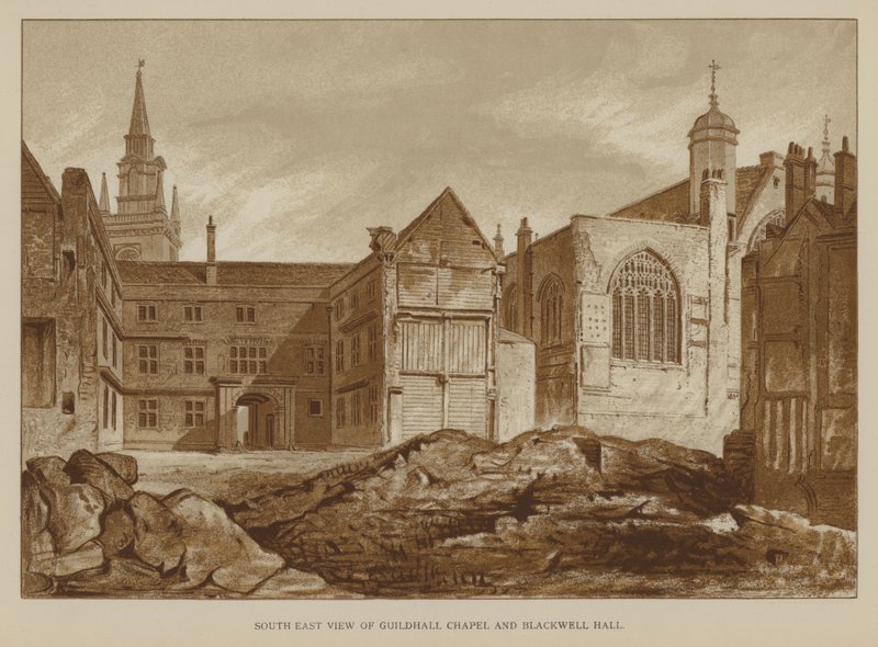 Guildhall Şapeli ve Blackwell Hall, Londra Şehri
