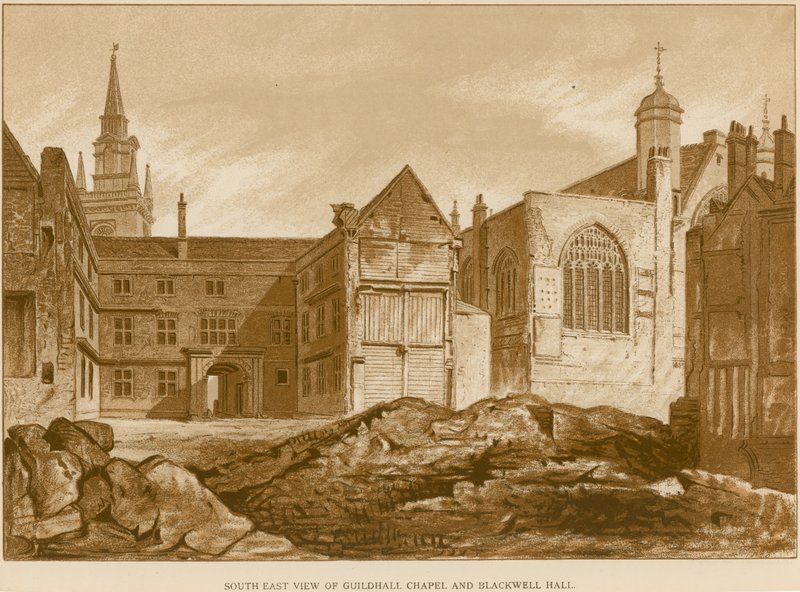 Guildhall Şapeli ve Blackwell Hall, Londra