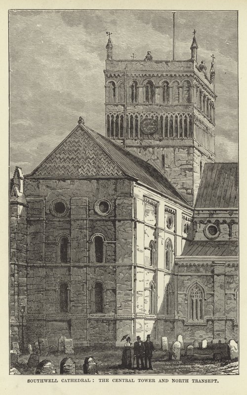 Southwell Katedrali, Merkez Kule ve Kuzey Transept by English School