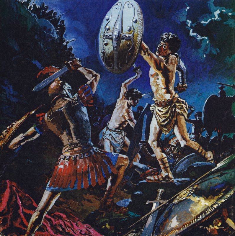 Romalılara karşı Spartacuss isyanı by English School