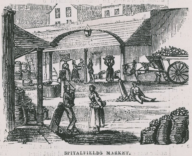 Spitalfields Pazarı, Londra by English School