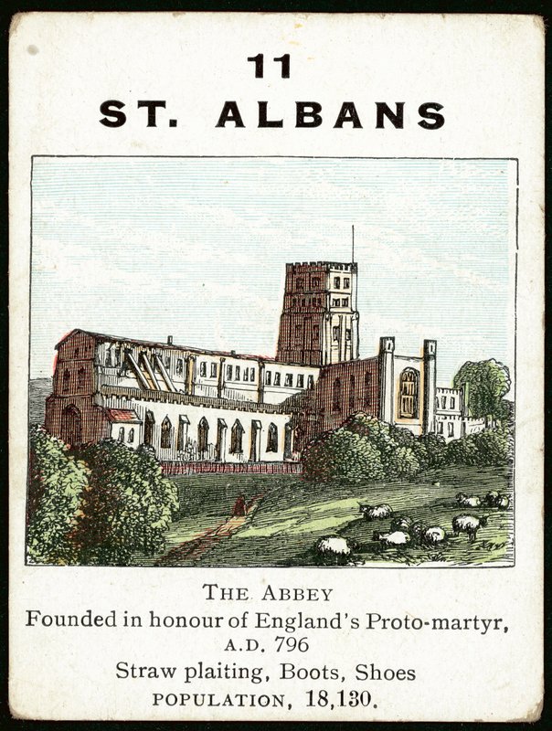 St Albans (renkli taş) by English School