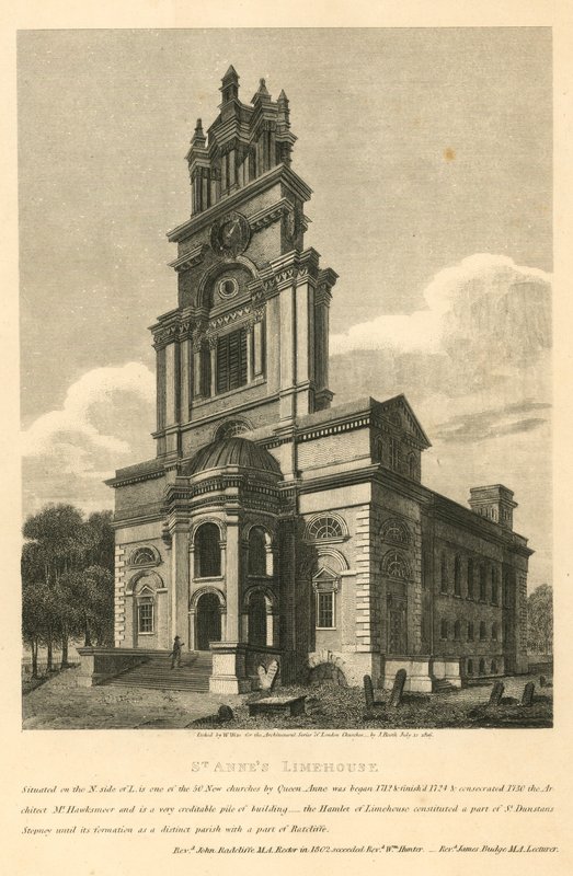 St Annes Kilisesi, Limehouse, Londra by English School