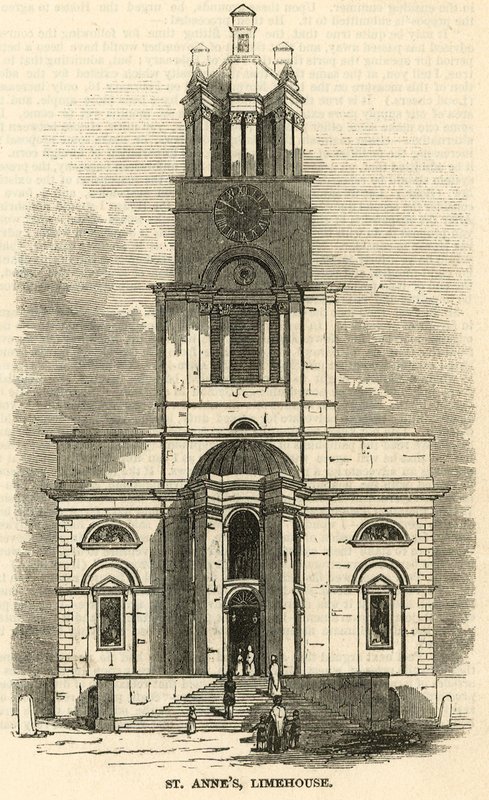St Annes Kilisesi, Limehouse, Londra by English School