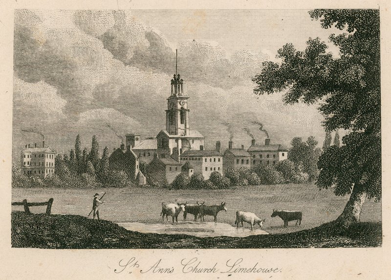 St Anns Kilisesi, Limehouse, Londra by English School