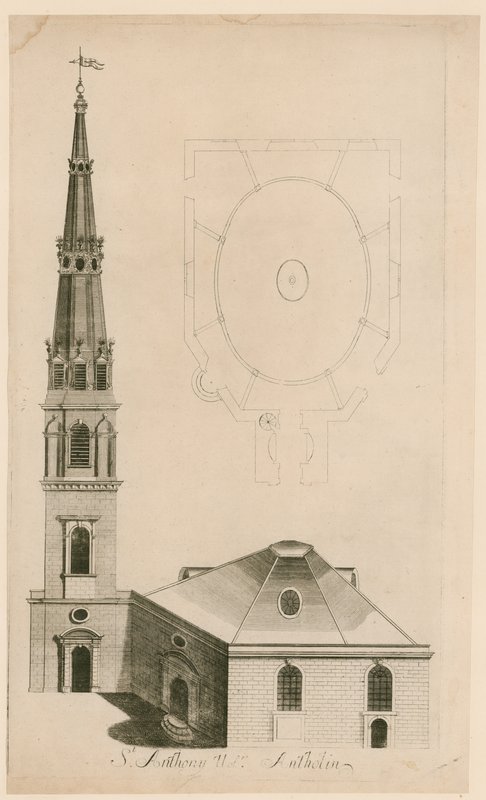 St Antholin, Londra by English School