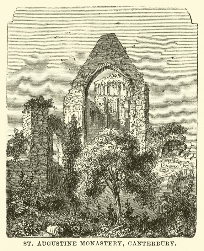 Aziz Augustine Manastırı, Canterbury by English School
