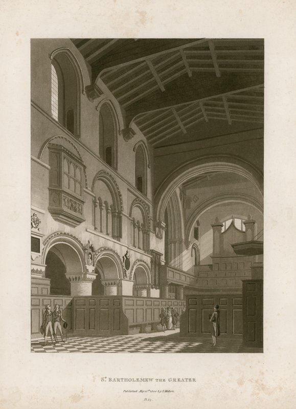 Aziz Bartholomew Büyük, Smithfield by English School